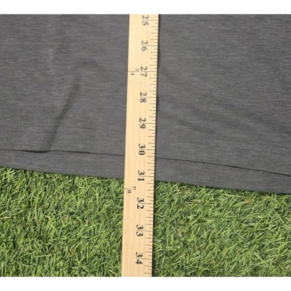 Travis Mathew Performance Stretch Golf Polo Shirt Mens XL Charcoal Heather - Picture 8 of 8